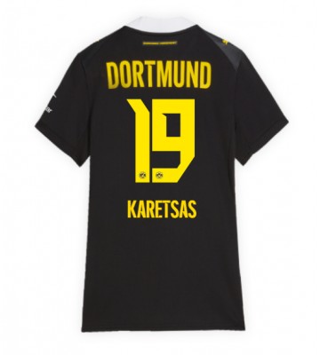 Borussia Dortmund Konstantinos Karetsas #19 Udebanetrøje Dame 2026-27 Kortærmet